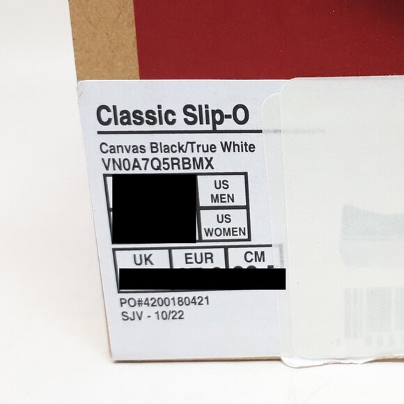 Vans Classic Slip-On Stackform Stacked Platform Shoe Sneaker Black Womens Size - Picture 9 of 11